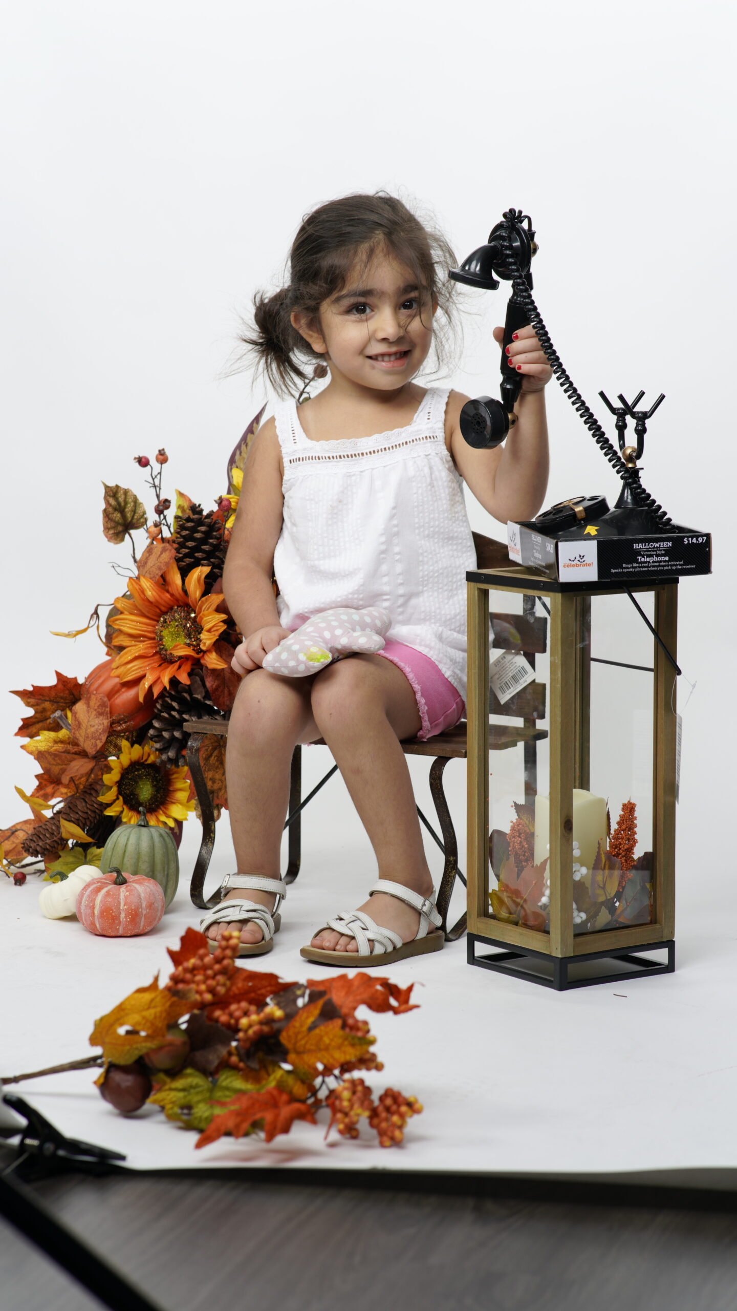 Child portrait in studio